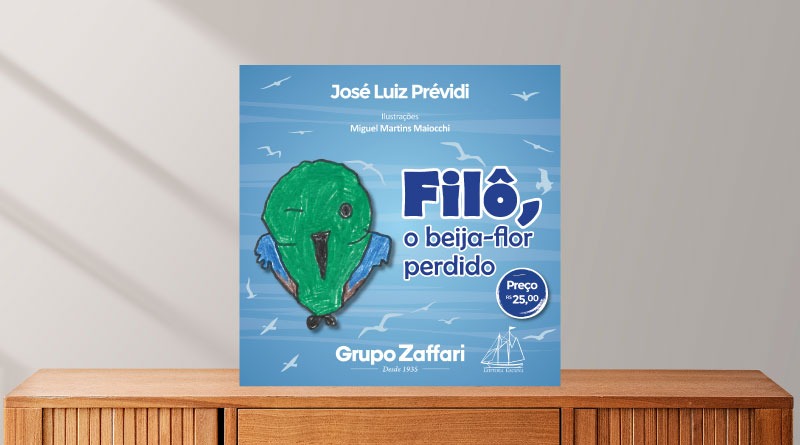 Filô, o beija-flor perdido, infantil autor José Luiz Previdi